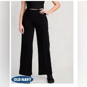 Old Navy High Waisted Dynamic Fleece Pant Black  L